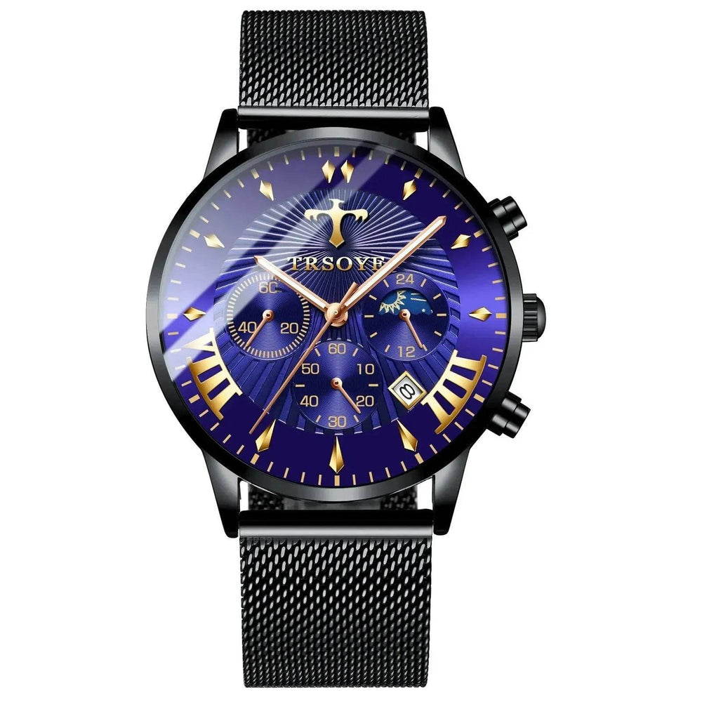 Business Quartz Watch Leisure Calendar Men's Luminous Waterproof Watch - EX-STOCK Canada