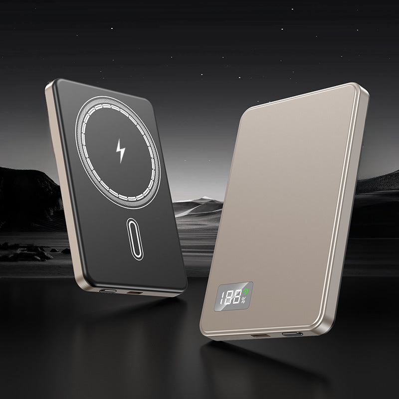 Ultra-thin Fast Charging Magnetic Power Bank With Built-in Cable EX-STOCK Canada