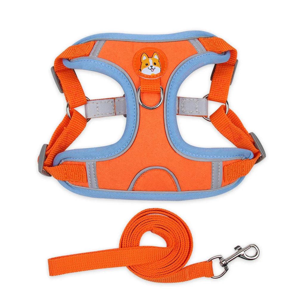 Dog Harness Cat Harness Reflective Dogs Leashs Soft Mesh Chest Strap EX-STOCK Canada