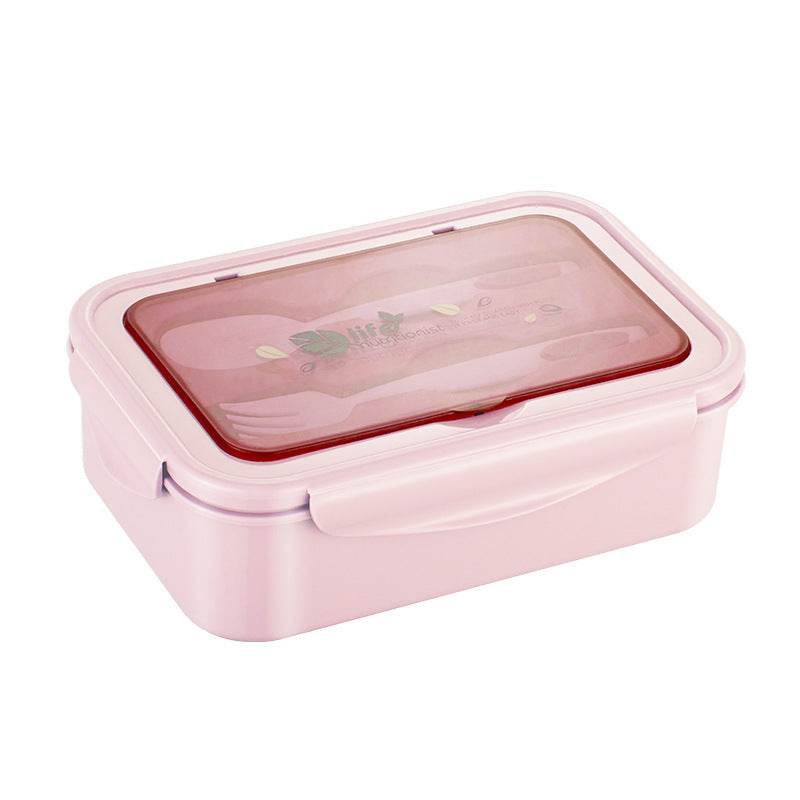 Kids Plastic Bento Lunch box with Cutleries - EX-STOCK Canada