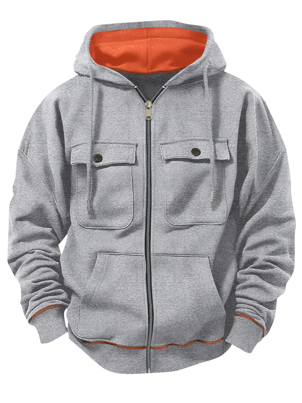 Suéter casual con cremallera para hombre de talla grandeEX-STOCK Canada