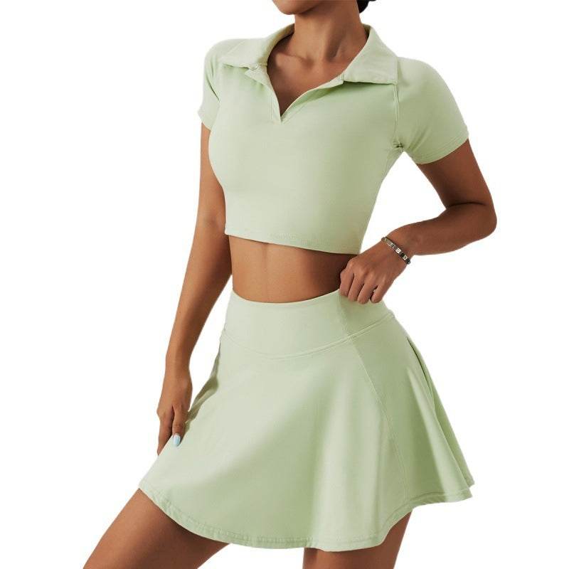 2pcs Tennis Skirt set Sports Skort Workout Exercise Outfit - EX-STOCK Canada