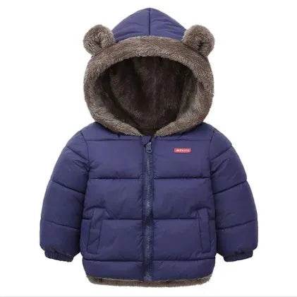 Children Boy's Cotton-padded Fleece Lined Puffer Winter Jacket for Kids - EX-STOCK Canada