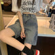 Retro Unisex Denim Jeans Short - EX-STOCK Canada