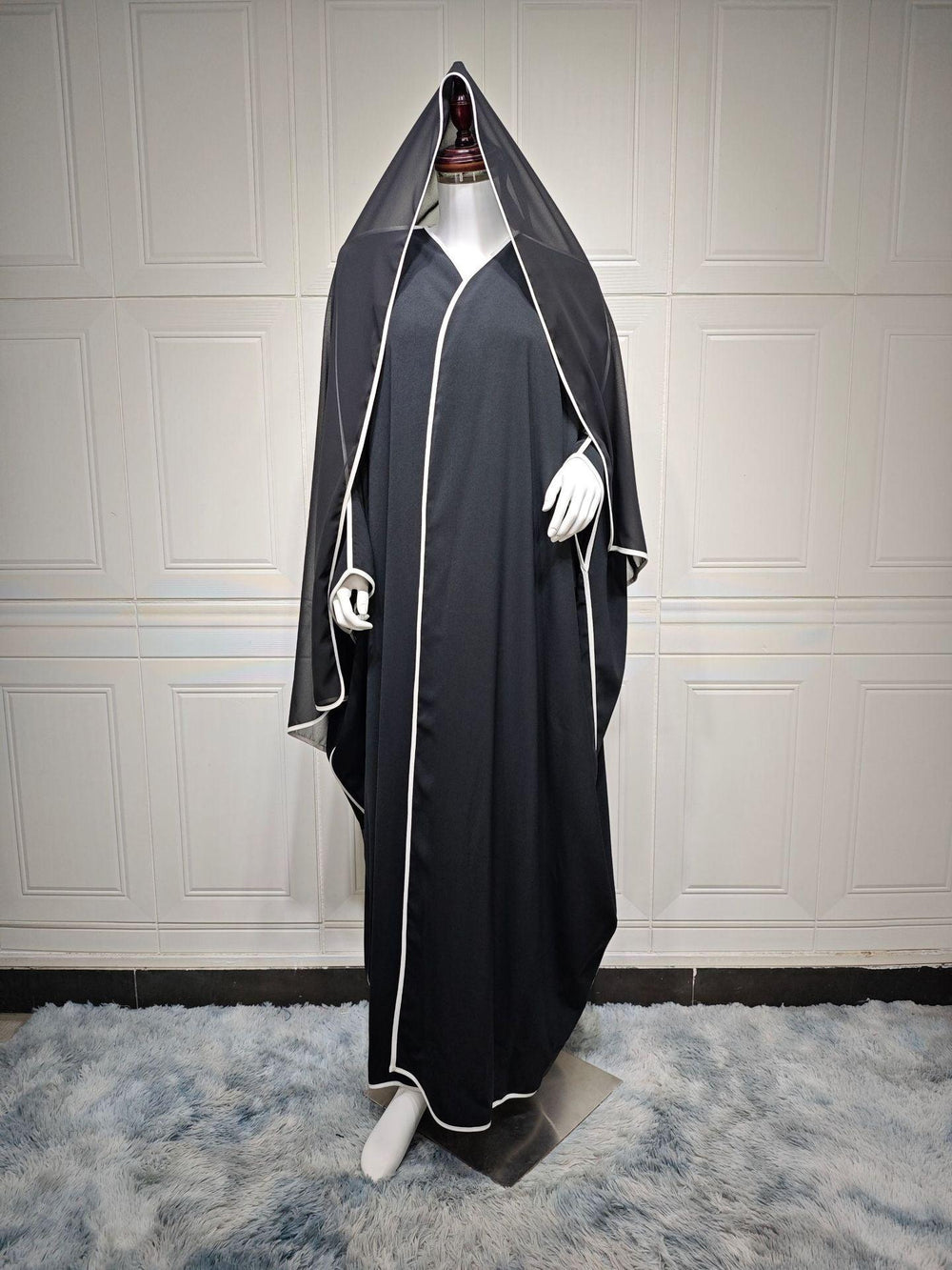 Mode de robe musulmane du Moyen-Orient à rayures - EX-STOCK Canada