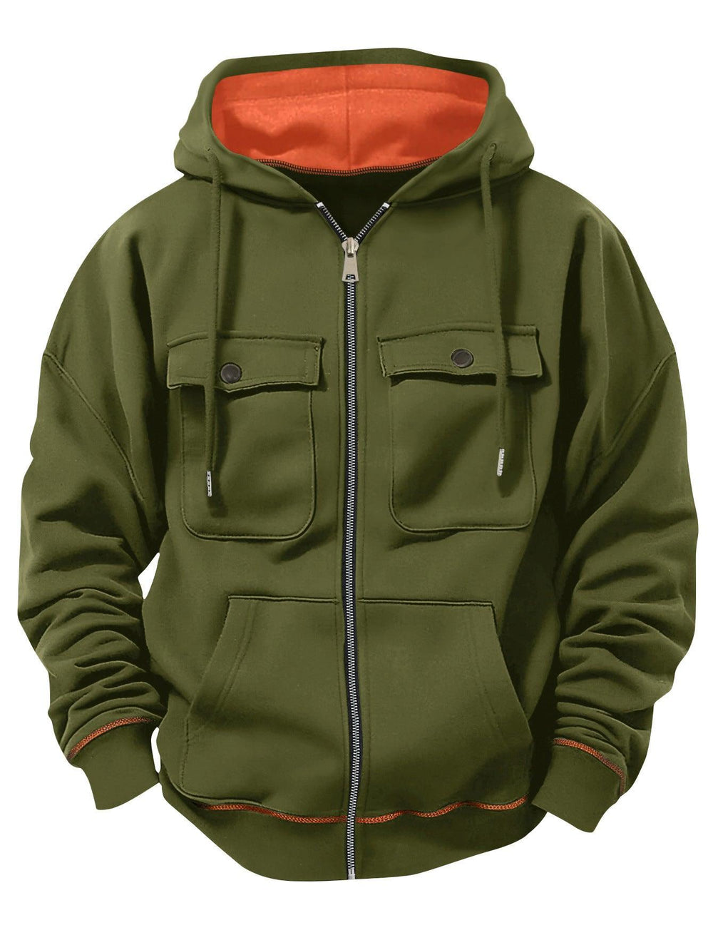 Suéter casual con cremallera para hombre de talla grandeEX-STOCK Canada