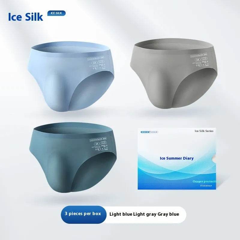 Ice Silk Men's Underwear Summer Seamless Briefs - EX-STOCK Canada