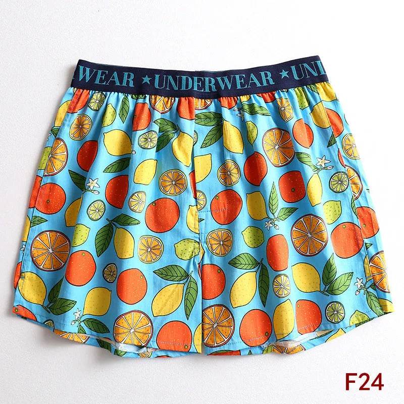 Cartoon Printed Cotton Men's Underwear Loose Boxer Short Breathable - EX-STOCK Canada