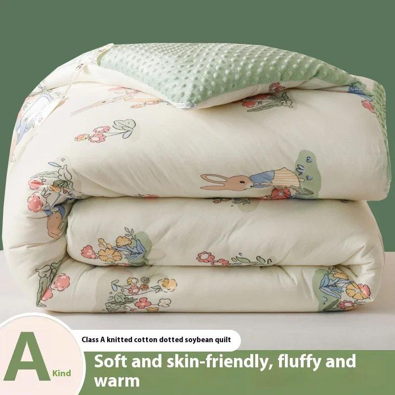 Beanie Velvet Quilt Soybean Fiber Duvet Insert Autumn And Winter EX-STOCK Canada