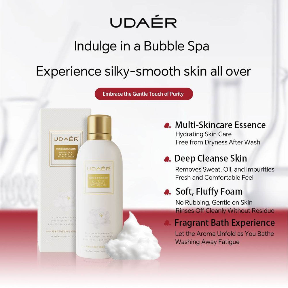 UDAER Cream Bubble Bath Hydrating Shower Gel Gentle Cleansing Body Wash - EX-STOCK Canada