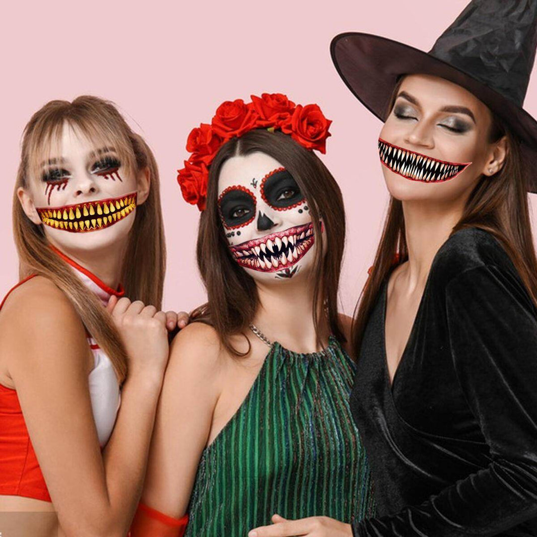 18 Pieces Of Scary And Realistic Design Halloween Temporary Tattoo Stickers - EX-STOCK Canada