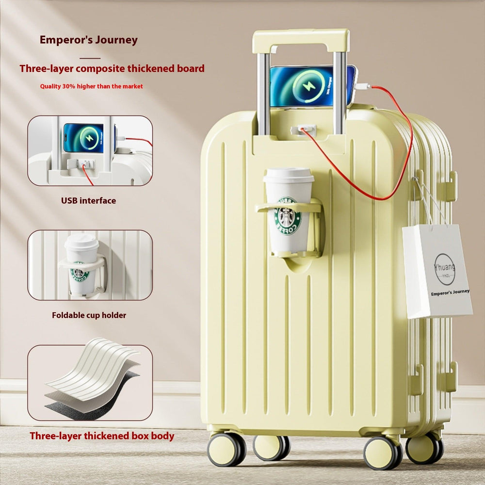Piccola valigia leggera con password, valigia trolley resistente | EX-STOCK Canada