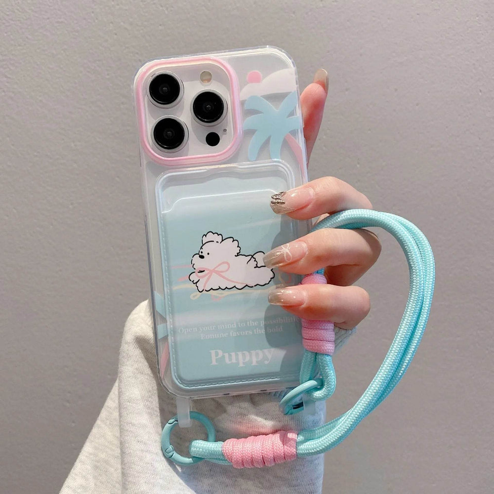 Cartoon Lanyard Phone Case Card Holder Protective Case - EX-STOCK Canada