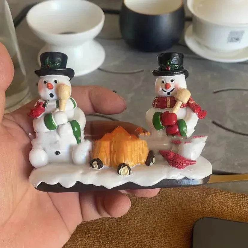 Christmas Snowman And Campfire Night Light Gift for kids - EX-STOCK Canada