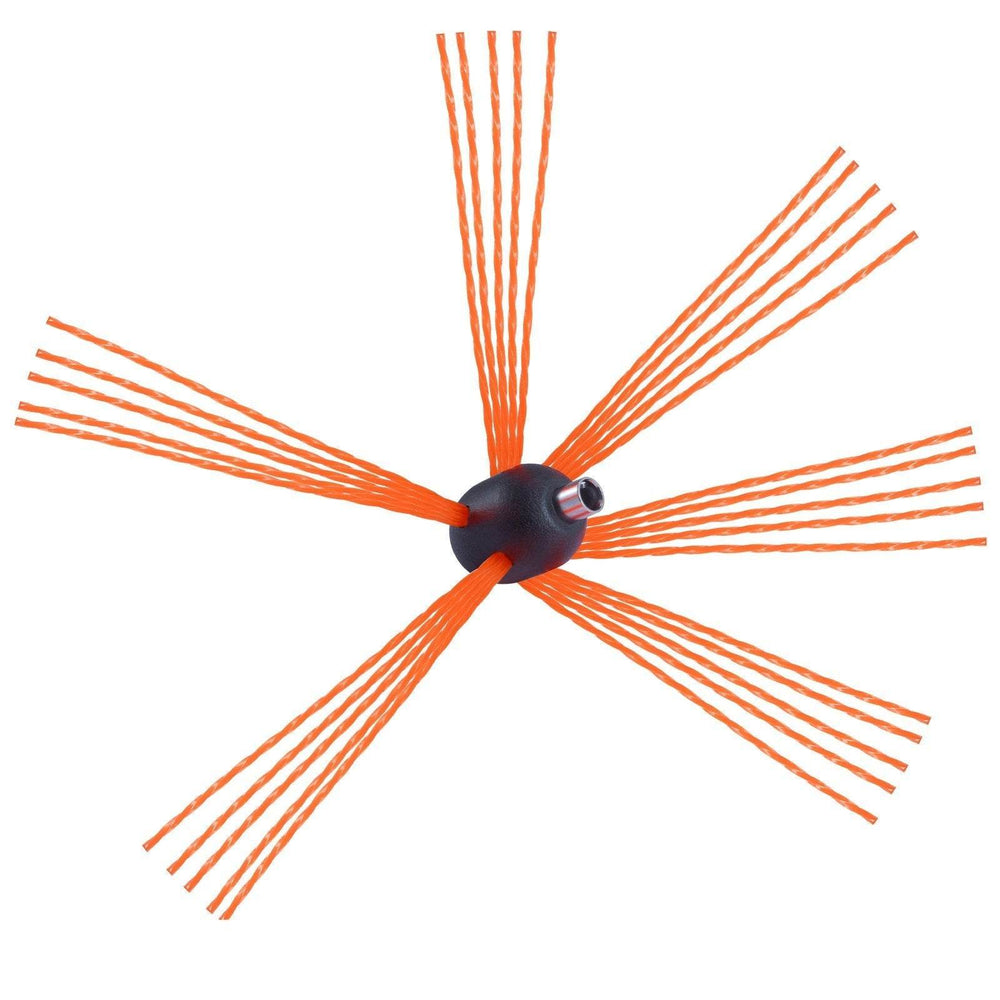 30 Feet Chimney Sweep Kit, W 9 Reinforced Nylon Flexible Rods, Ergonomic Chimney Cleaning Brush, 360-Degree Brush Chimney Cleaner, Rich Accessories For Fireplace Flue Home Use Fits Most Pipes - EX-STOCK Canada