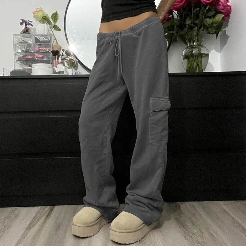 European And American Style Straight Exercise Casual Pants Women - EX-STOCK Canada