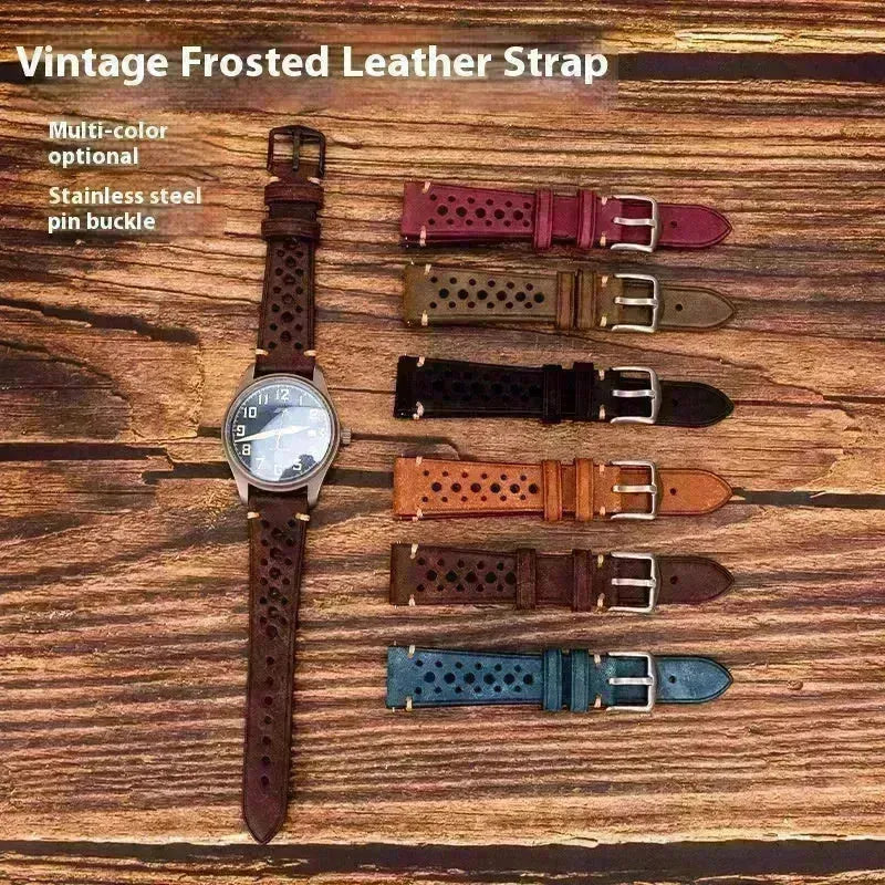 Watch de 20 mm First couche en cuir de vache STRAP RETRO CONFORT