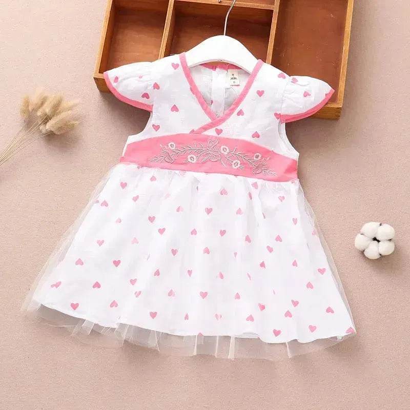 Newborn baby Girls' Summer Vest Dress Infant dresses. - EX-STOCK Canada