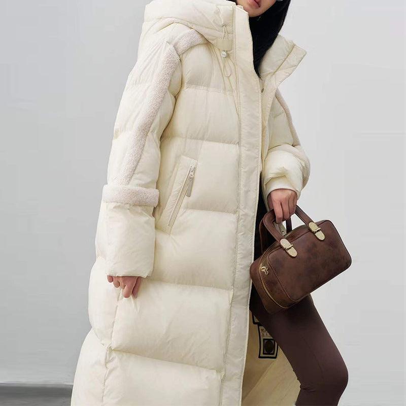 Down Jacket Winter Women's Mid-length Thick Coat - EX-STOCK Canada