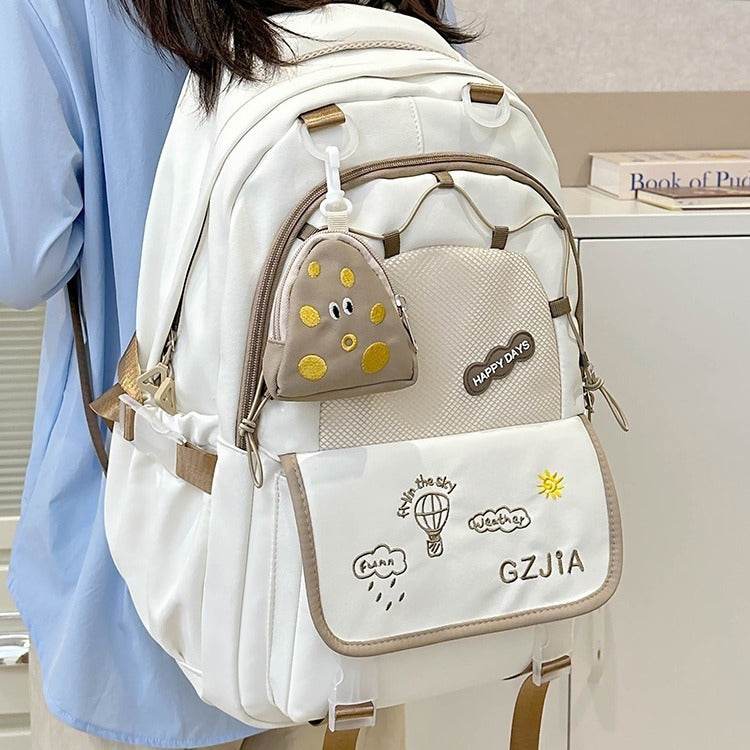 Contrast Colour School Bag – Spacious & Easy Carry - EX-STOCK Canada