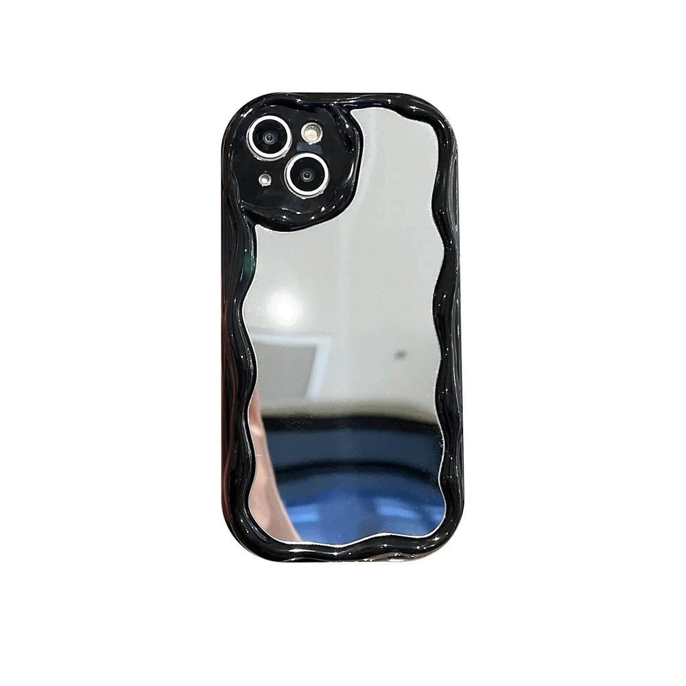 Cream Pattern Mirror Phone Case Drop-resistant Transparent Case - EX-STOCK Canada