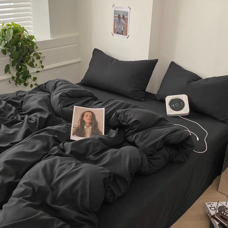 Four-piece Cotton Bed Sheet Duvet Cover Duvet Cover Bedding EX-STOCK Canada