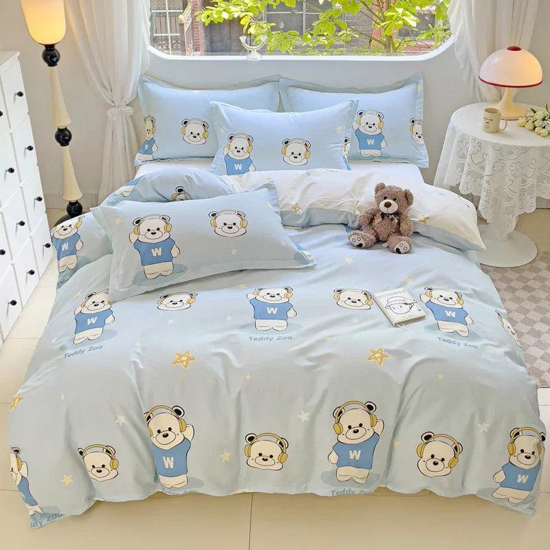 Cartoon Duvet Cover Bedding Bed Sheet Cute Quilt Cover EX-STOCK Canada