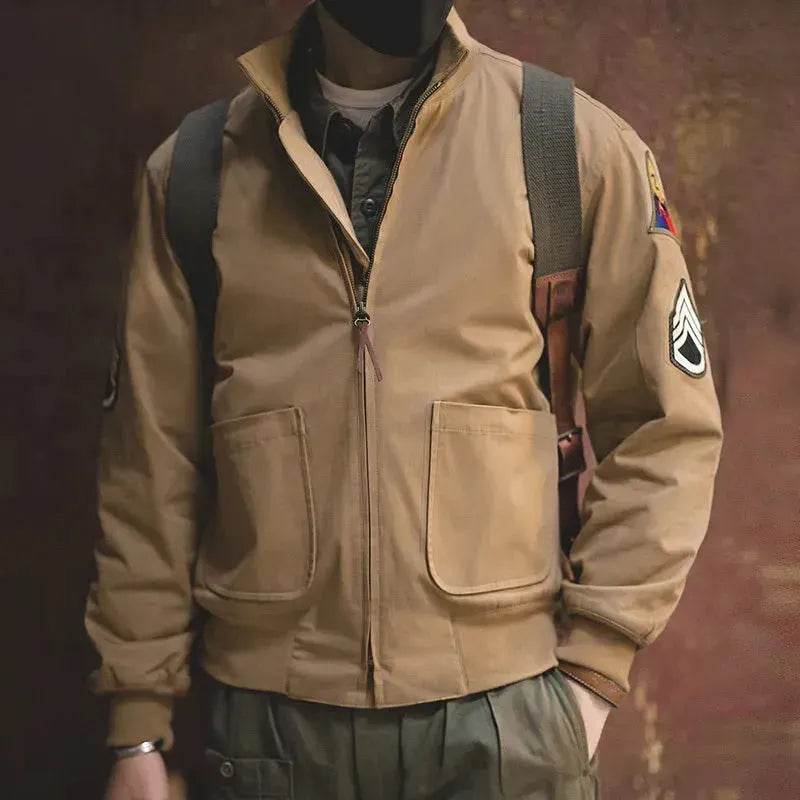 Casual Autumn Winter Jacket for Men Cotton Padded stand collar - EX-STOCK Canada