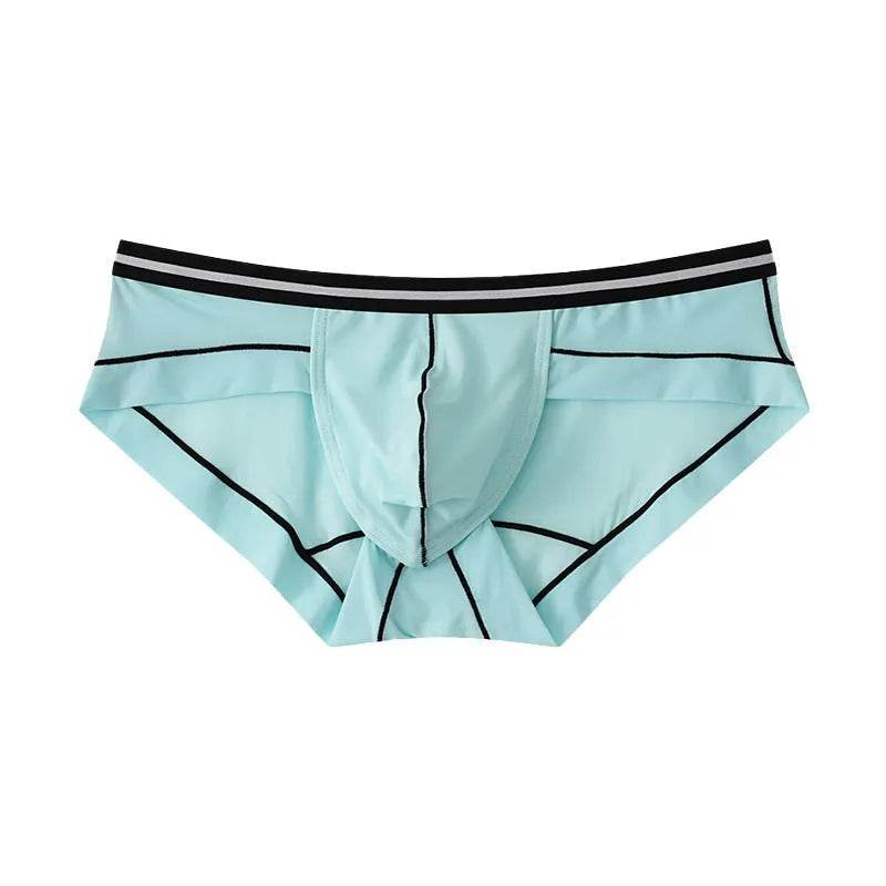 Ice Silk Men's Summer Breathable Solid Color Pouch Brief Underwear - EX-STOCK Canada