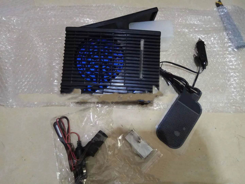 Portable Car Summer Electric Refrigeration Air-conditioning Fan 12v - EX-STOCK Canada