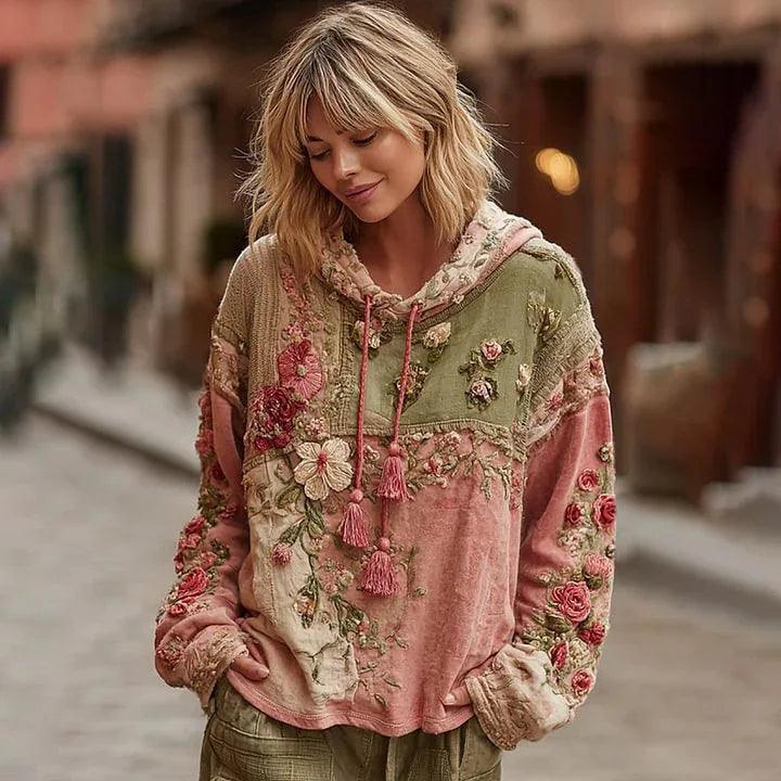 Sweat à capuche pour femmes à manches longues, pull-over ample et décontractéEX-STOCK Canada