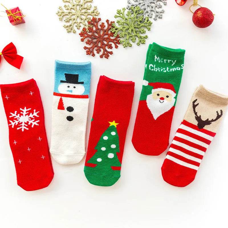 Children's Fashion Simple Mid-calf Christmas Stockings - EX-STOCK Canada