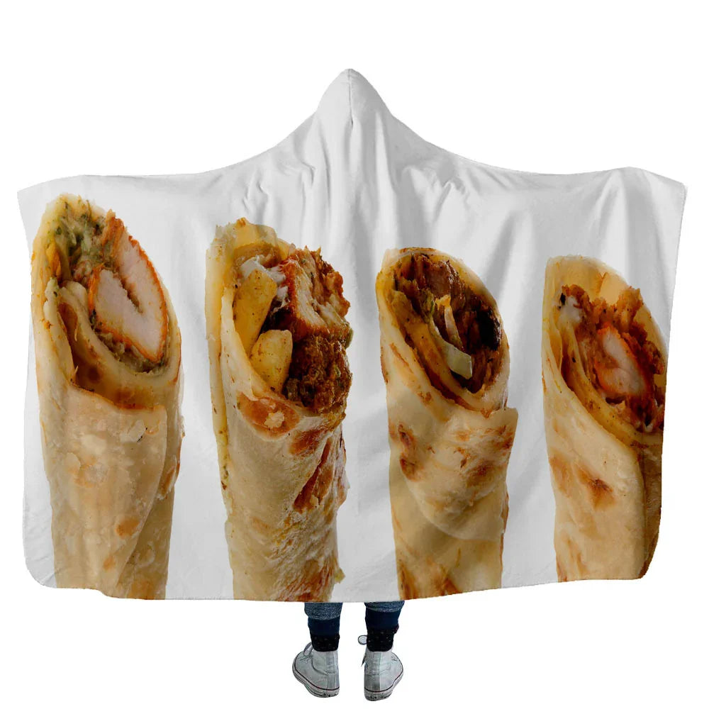 Taco Cape Home Blanket Children's Blanket Thickened Blanket EX-STOCK Canada