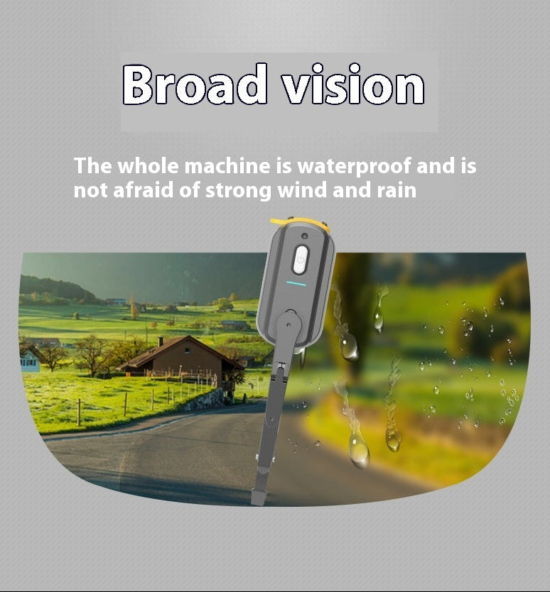 800 MA Electric Motorcycle Helmet Wiper — Waterproof Auto Wiper Blade 2