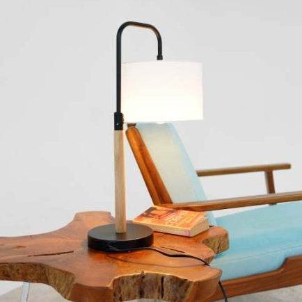 New Design Small Modern Stylish Desk Lamp In Stock In The United States,Easy To Install For Bedside Table Lamp, Night Light, Study Lamp, Arcus Paniz Simple Table Lamp With Cylinder Shade 110V - EX-STOCK Canada