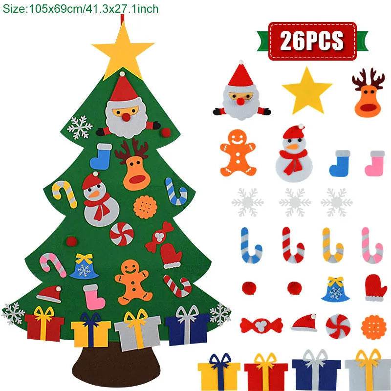DIY Felt Christmas Tree Ornaments For Kids - EX-STOCK Canada
