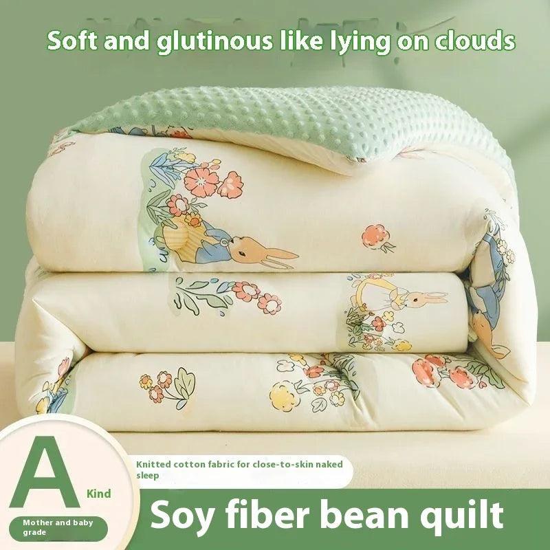 Beanie Velvet Quilt Soybean Fiber Duvet Insert Autumn And Winter EX-STOCK Canada