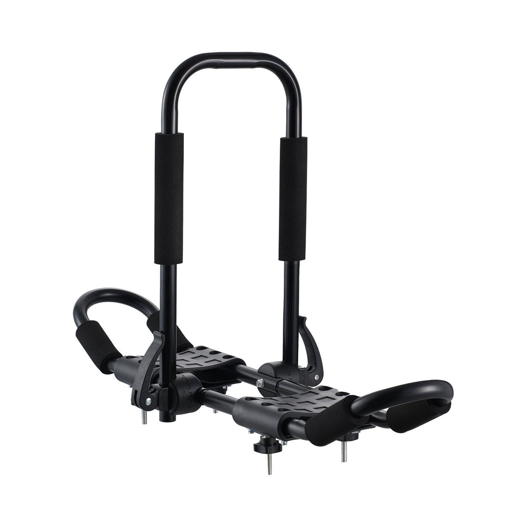 Kayak Roof Rack 1 Pair J-Bar, Soft Roof Rack, Top Mount Tie Down, Carrier For Kayak, Surf Board, Canoe, SUP, Ski Board, Mount On Car, SUV, Truck, 2 Kayaks EX-STOCK