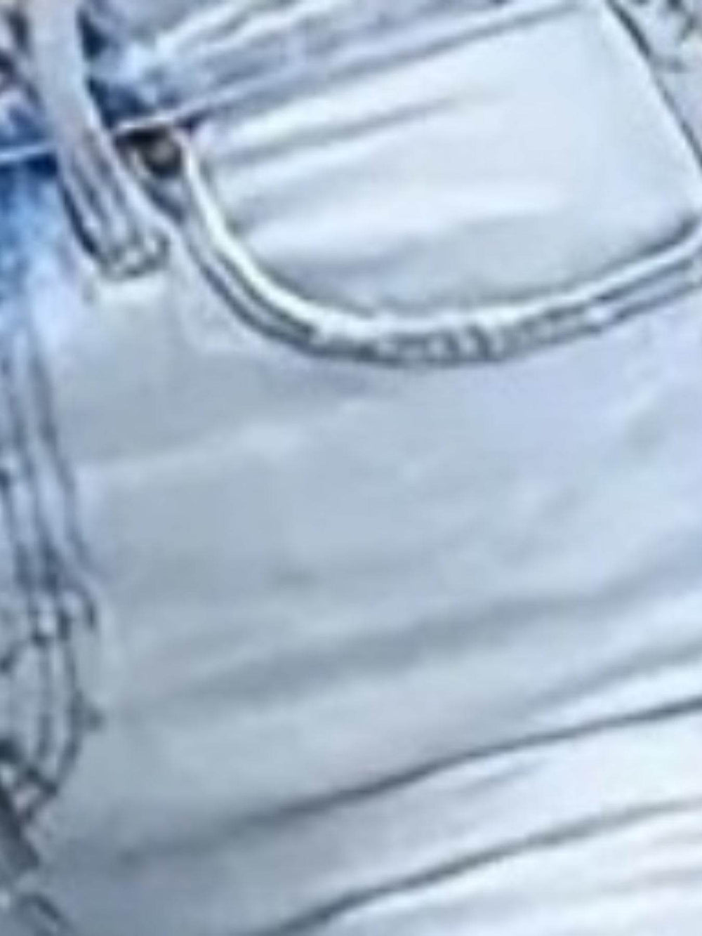 Women's High Waisted Light Colored Straight Leg Jeans, High Waisted And Cinched, High Stretch Blended Fabric, Comfortable And Versatile EX-STOCK Canada