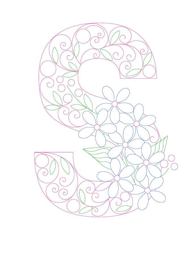 Paper Filigree Painting Kit - Letters - EX-STOCK Canada