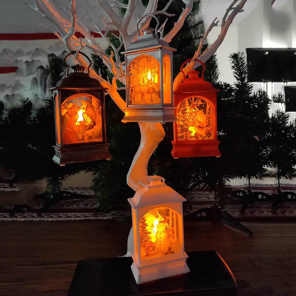 Christmas Decorations Portable Christmas Light Painted Transparent Ornaments - EX-STOCK Canada