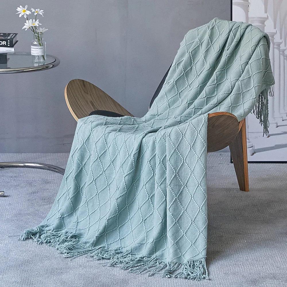 Sofa Blanket Cover Blanket Nordic Office Blanket EX-STOCK Canada