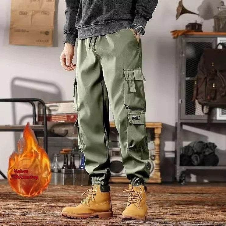 Casual Sports Loose Ankle-banded Versatile Cargo pant trouser Men - EX-STOCK Canada