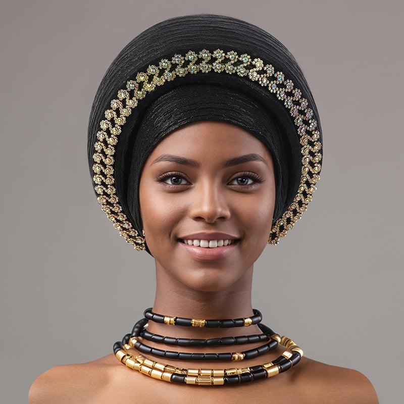 Cappello a più strati femminile sudamericano musulmano - EX-STOCK Canada
