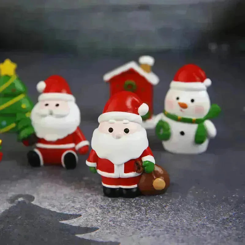 Ornements en résine décorative pour les gâteaux cuits au four de Noël
