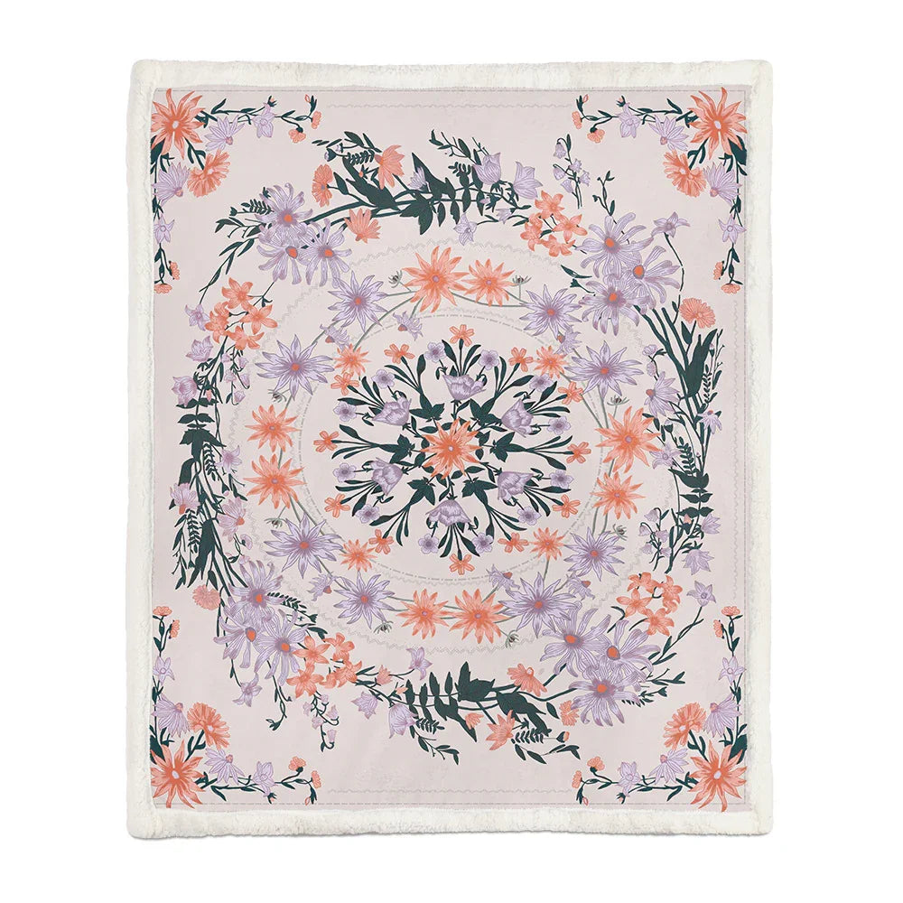 Flannel Blanket Air Conditioning Blanket Napping Blanket EX-STOCK Canada