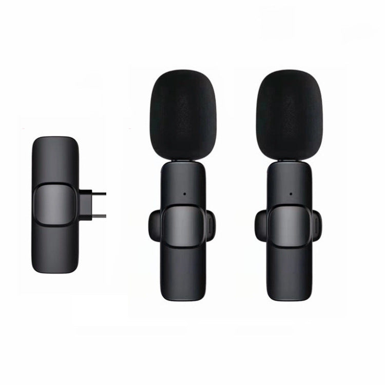 Short Video Shooting Mobile Phone Live Broadcast Wireless Lavalier Microphone EX-STOCK Canada