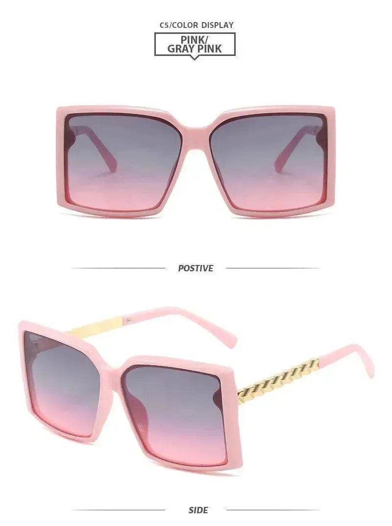 Fashion Box Simple Catwalk Light Luxury Sunglasses - EX-STOCK Canada