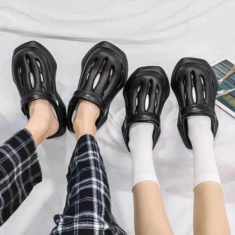 Fashion Clogs Shoes Summer Ankle-wrap Slippers Garden Beach Shoes - EX-STOCK Canada