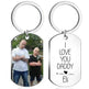 Fashion Color Electroplating Printing Stainless Steel Keychain - EX-STOCK Canada